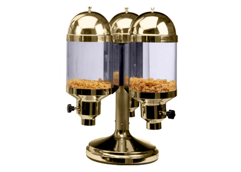 batteria 3 dispenser dorati caffe cilibrici am 302 2