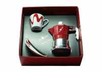 Confezione caffettiera Top Moka Top 1 tazza rossa