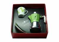 Confezione caffettiera Top Moka Top 1 tazza Verde