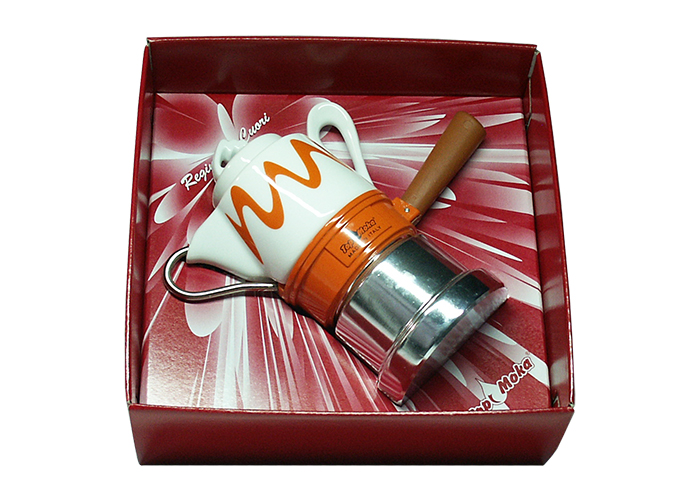 Confezione regalo Top Moka Goccia arancione