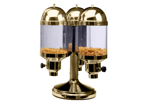batteria 3 dispenser dorati caffe cilibrici am 302 2