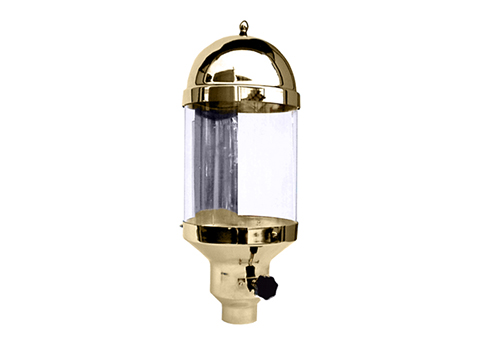 dispenser cilindrico dorato per corn flakes cereali soffiati am 302 2