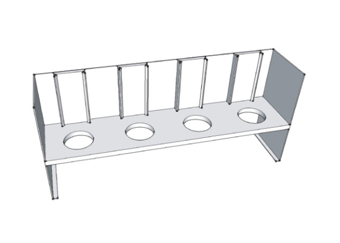 Supporto ST per dispenser serie 20